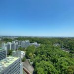 研究室があるJ3棟16階からの眺望 (都心方向)
